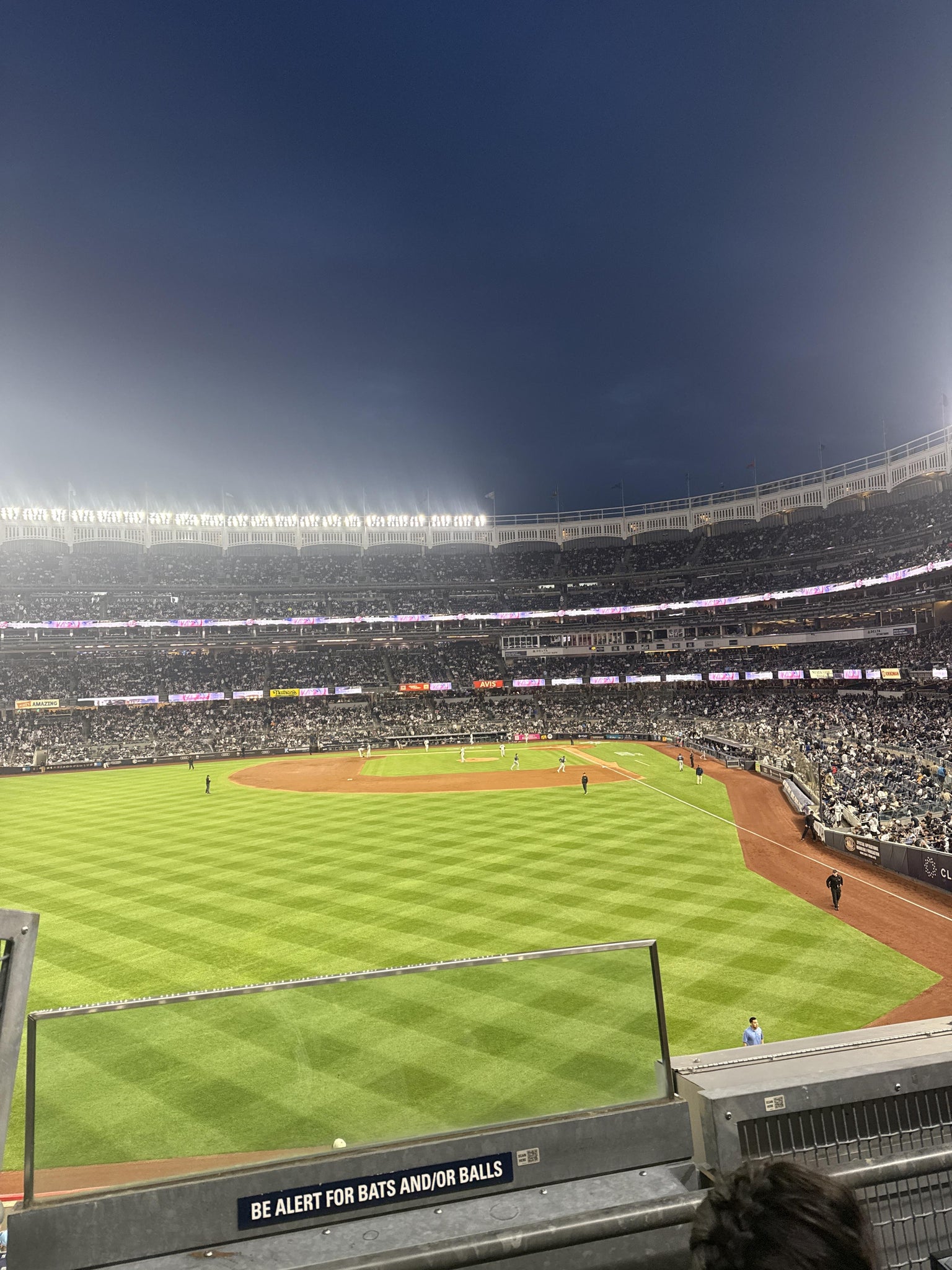 Real Fan View taken from Main Level 234 at Yankee Stadium by Emily C