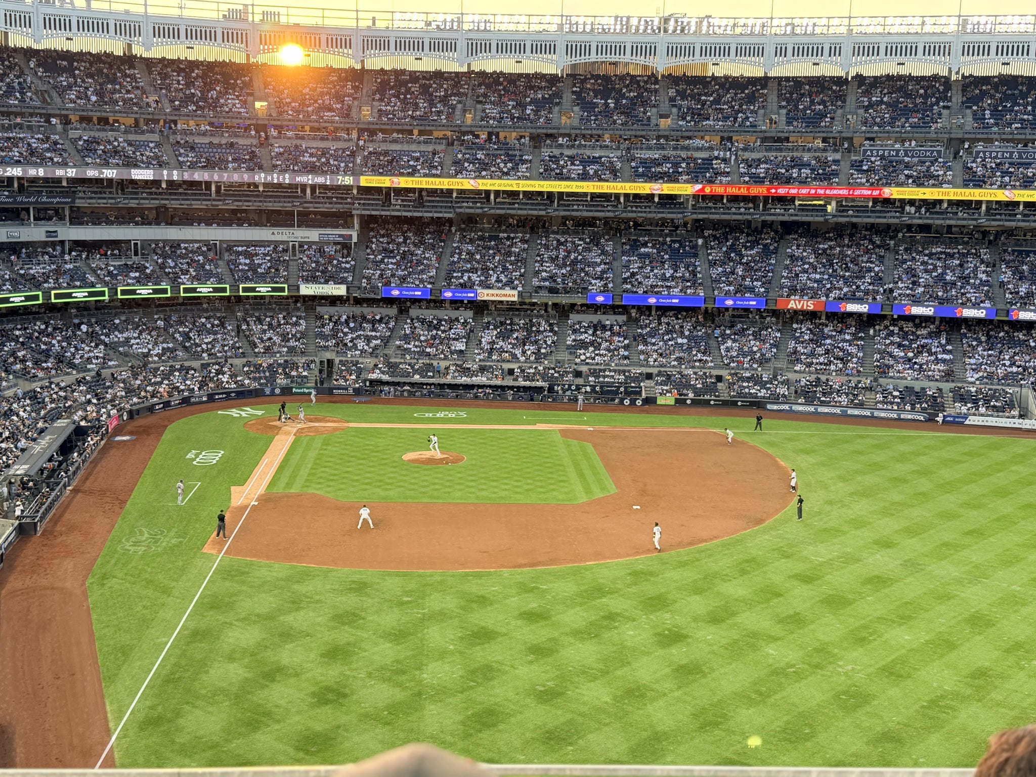 Real Fan View taken from Terrace Level 306 at Yankee Stadium by Turiq B