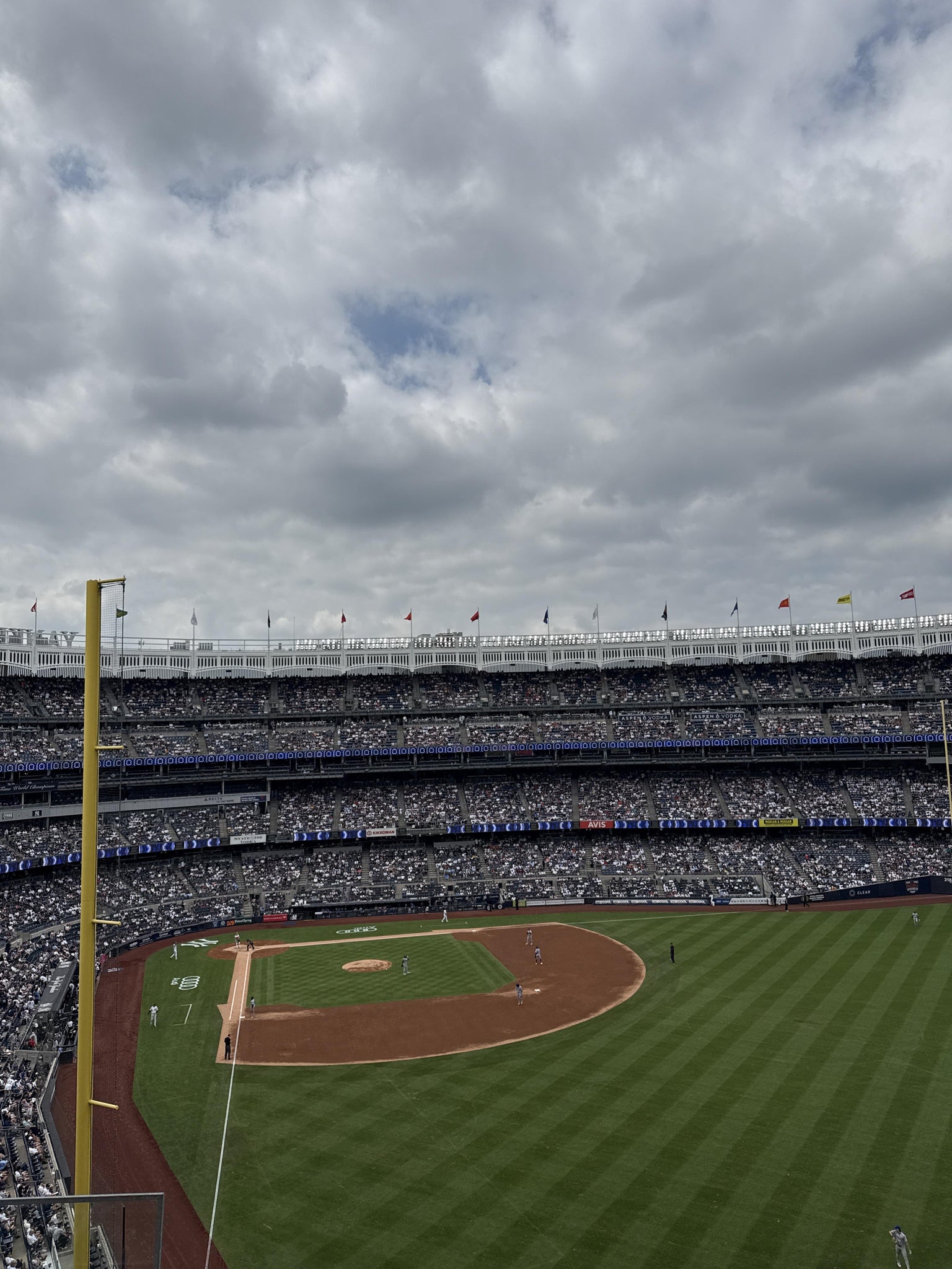 Real Fan View taken from Terrace Level 306 at Yankee Stadium by Ransly F