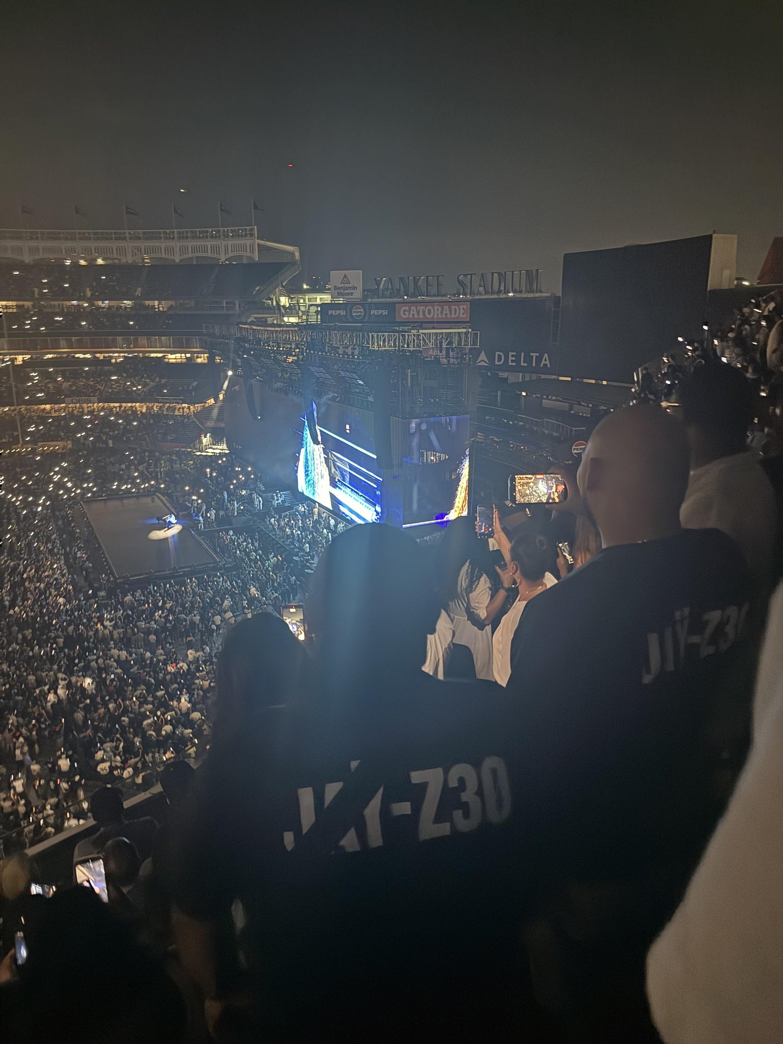 Real Fan View taken from Terrace Level 307 at Yankee Stadium by Anonymous User