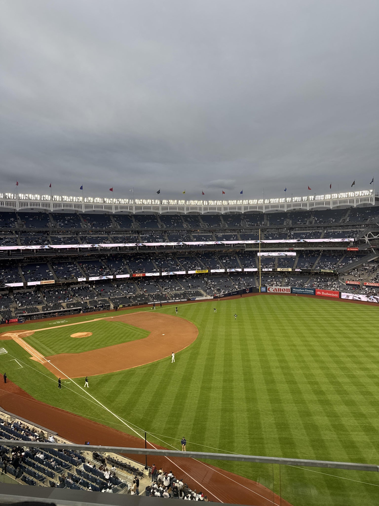 Real Fan View taken from Terrace Level 309 at Yankee Stadium by Samantha F