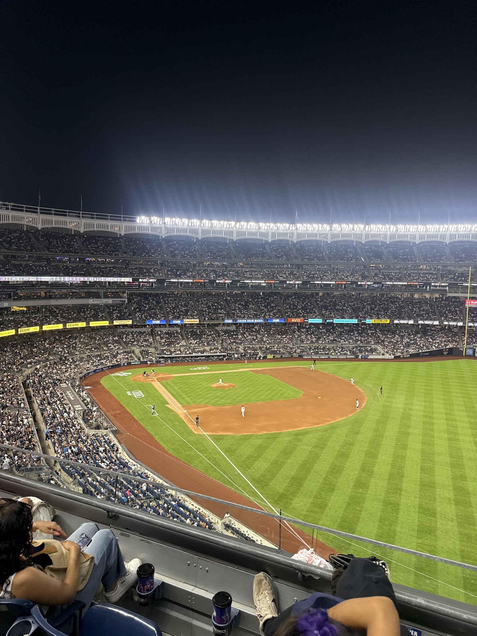 Real Fan View taken from Terrace Level 309 at Yankee Stadium by Christian R
