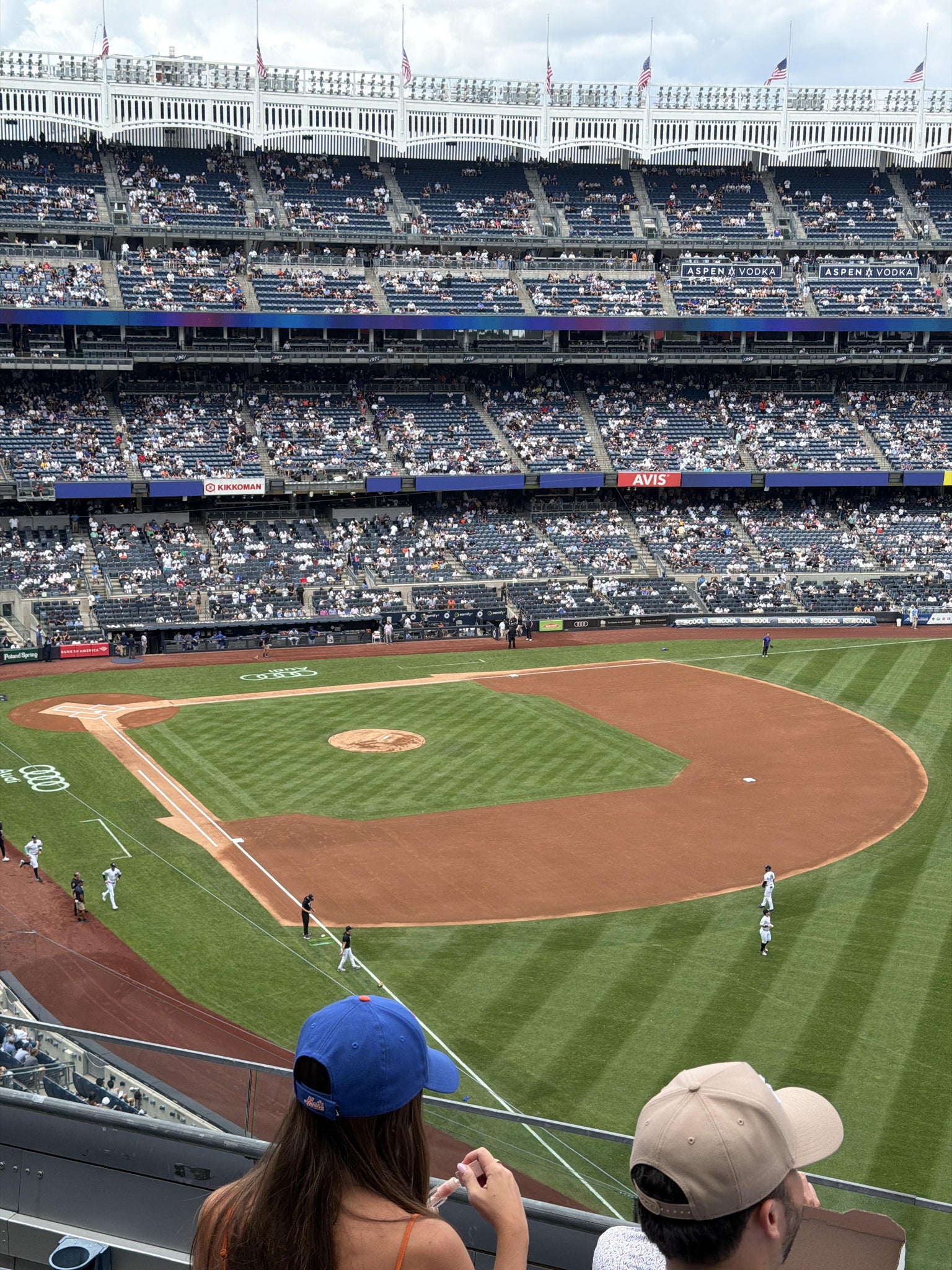 Real Fan View taken from Terrace Level 309 at Yankee Stadium by Nicholas P