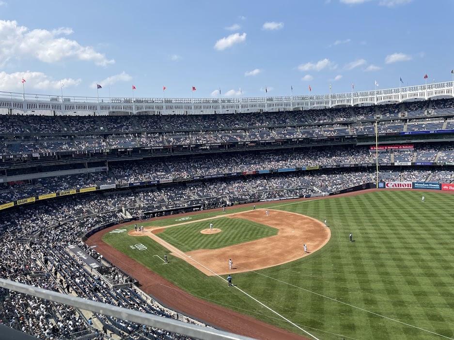 Real Fan View taken from Terrace Level 310 at Yankee Stadium by Anonymous User