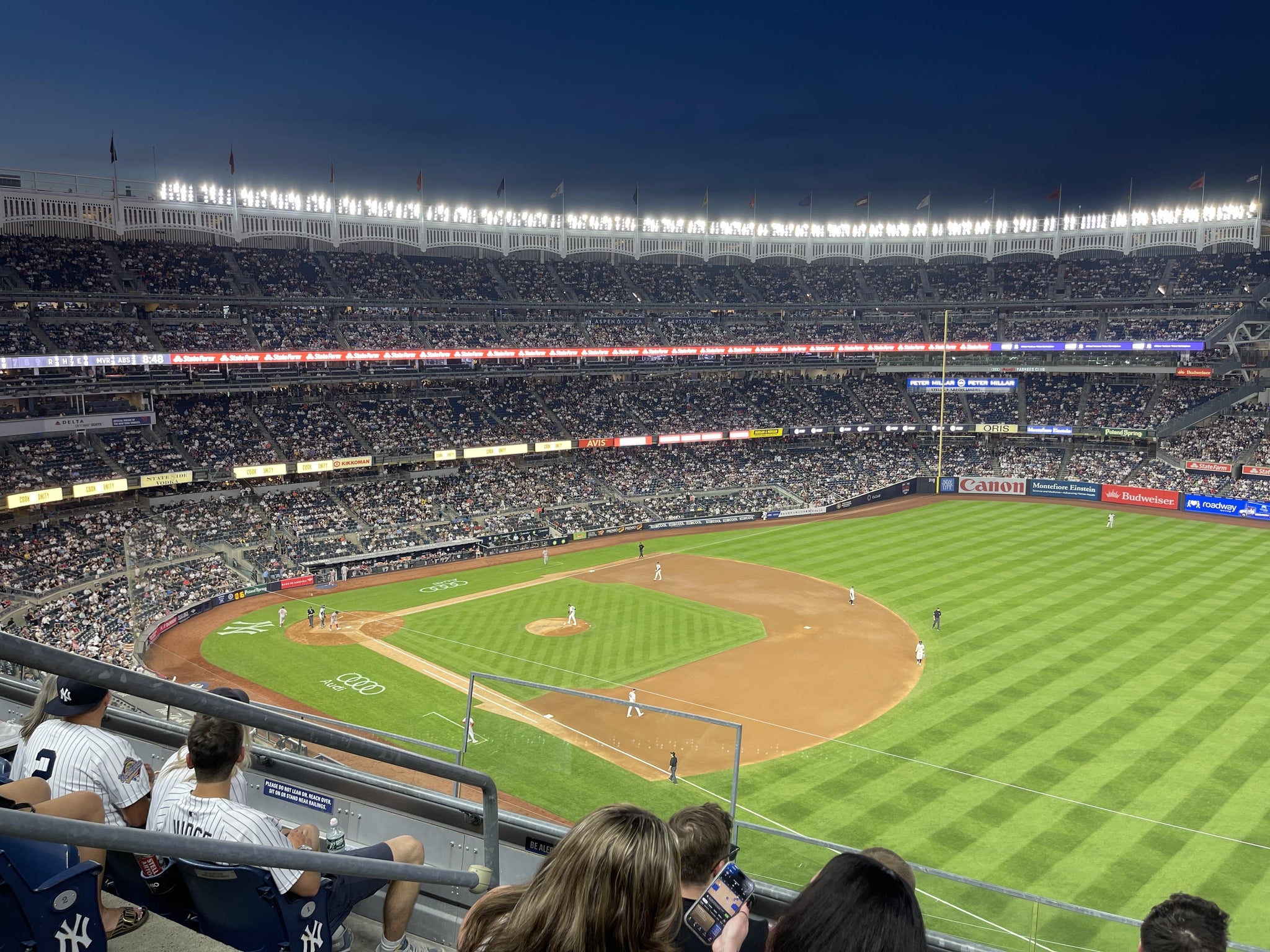 Real Fan View taken from Terrace Level 311 at Yankee Stadium by Chasta M