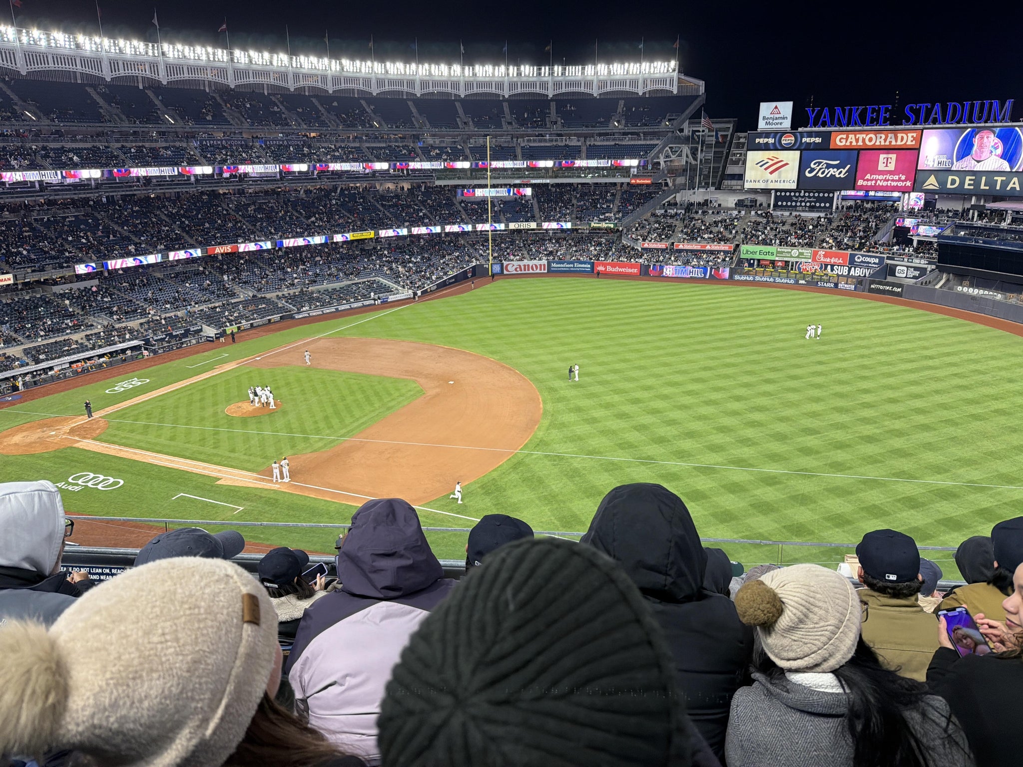 Real Fan View taken from Terrace Level 312 at Yankee Stadium by Tristan L