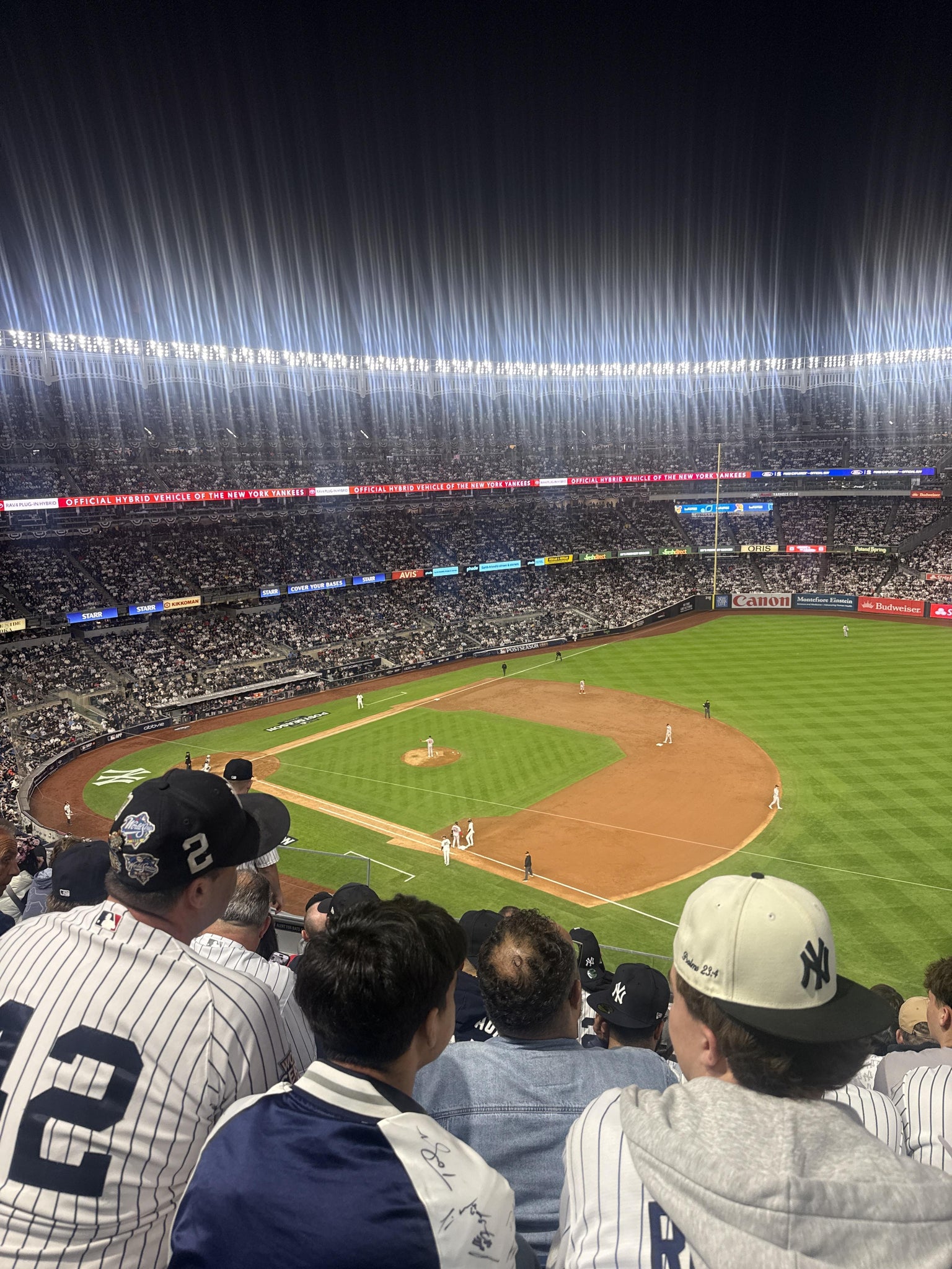Real Fan View taken from Terrace Level 312 at Yankee Stadium by Alexa L