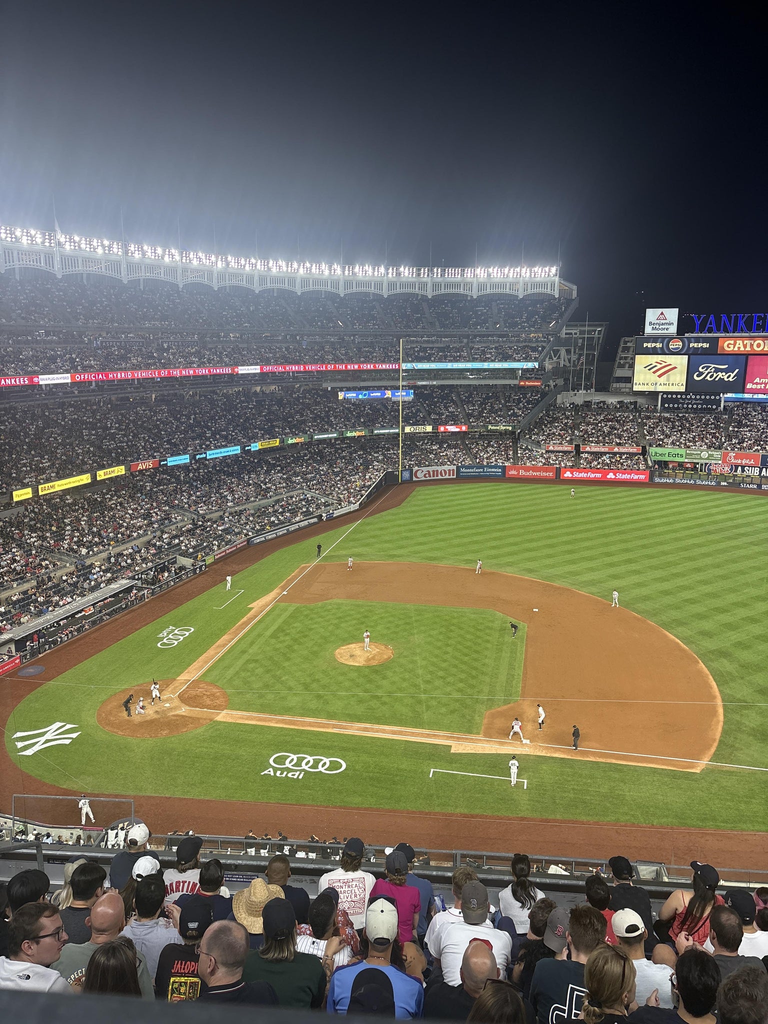 Real Fan View taken from Terrace Level 315 at Yankee Stadium by Madilyn P