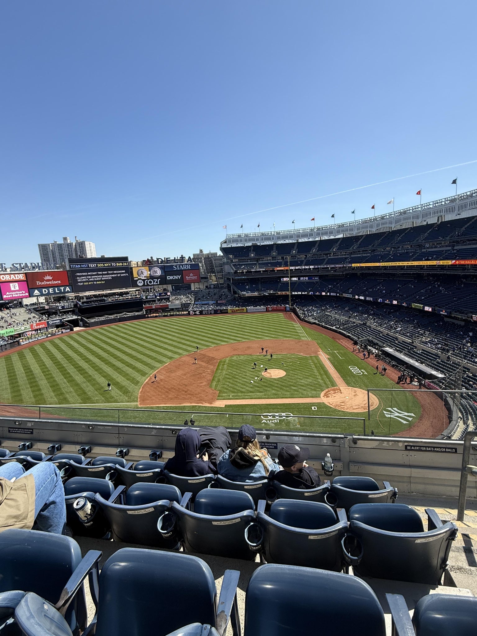 Real Fan View taken from Terrace Level 324 at Yankee Stadium by Craig G