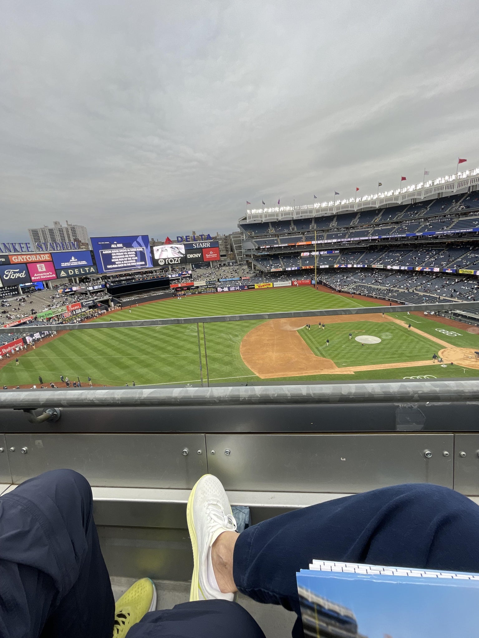 Real Fan View taken from Terrace Level 326 at Yankee Stadium by Carlos P