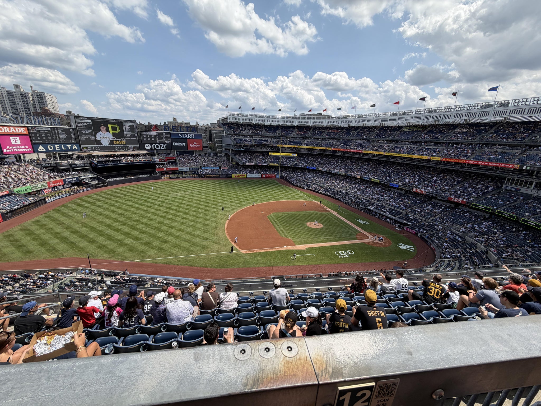 Real Fan View taken from Terrace Level 326 at Yankee Stadium by Andrew N