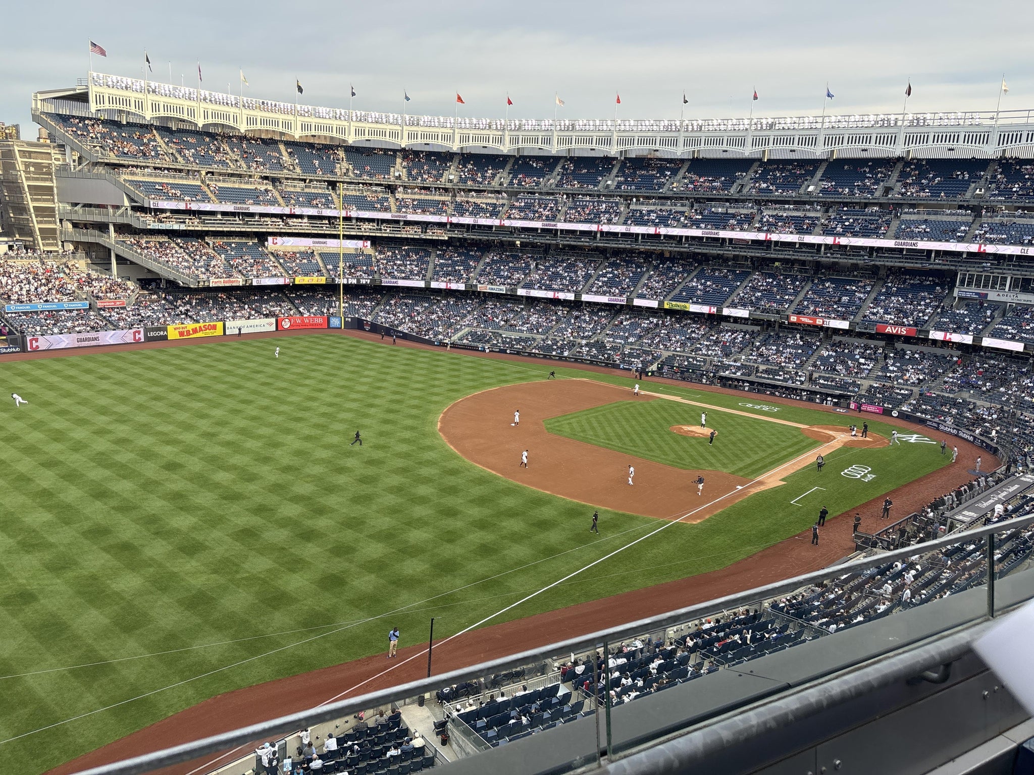 Real Fan View taken from Terrace Level 330 at Yankee Stadium by Anonymous User