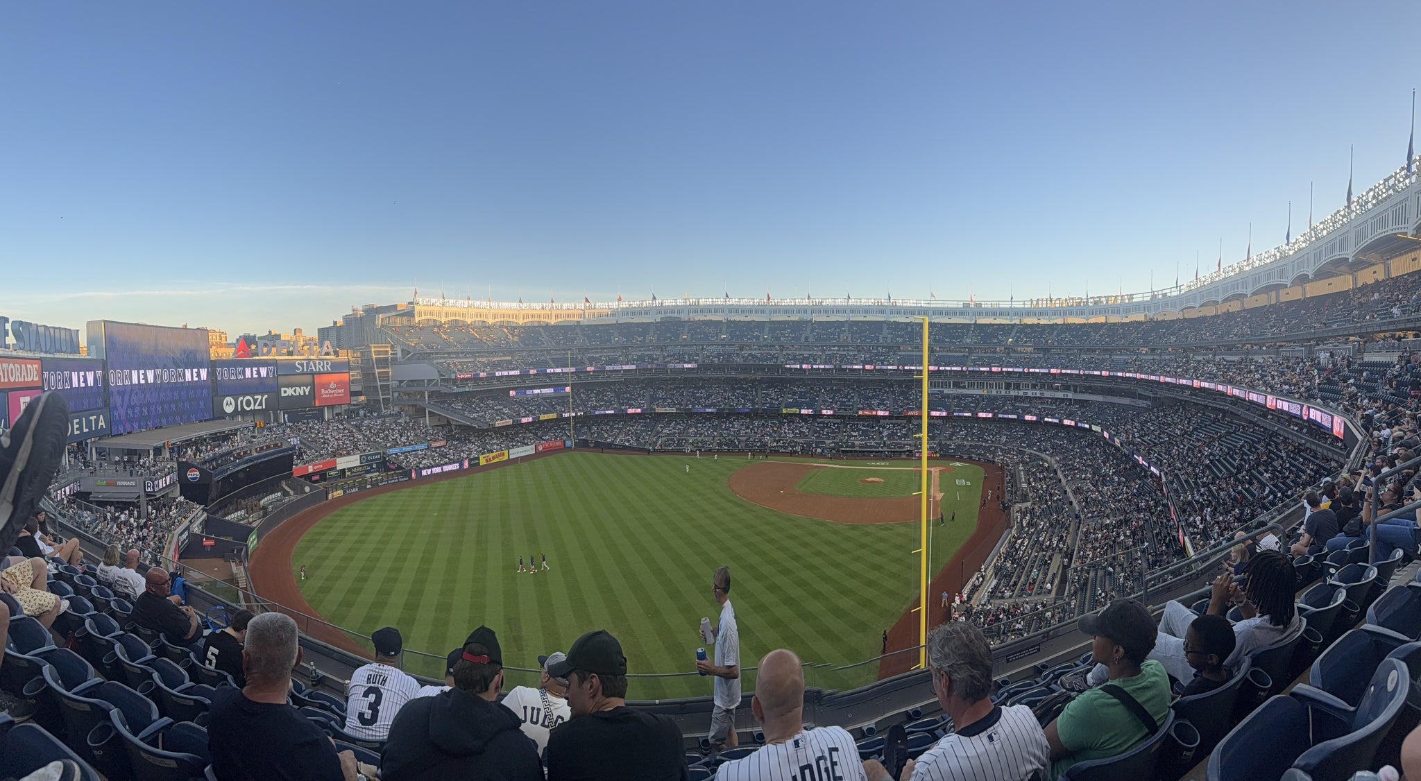 Real Fan View taken from Terrace Level 333 at Yankee Stadium by Ryan M