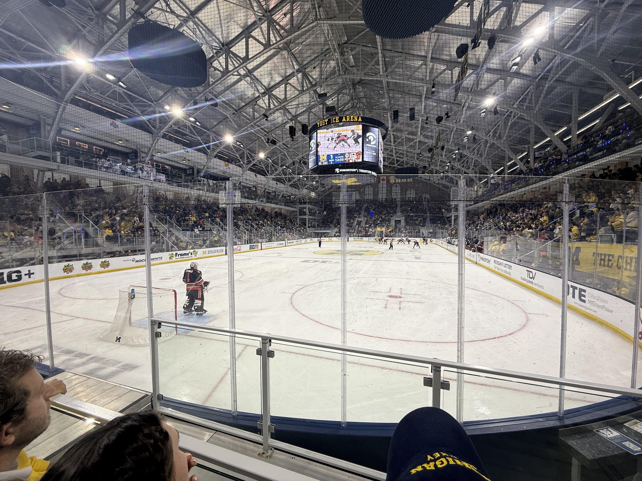 Real Fan View taken from Section 13 at Yost Arena by Chris H