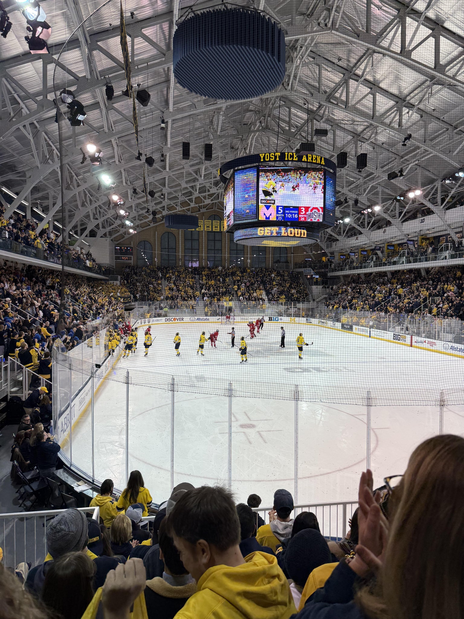 Real Fan View taken from Section 24 at Yost Arena by Scott F