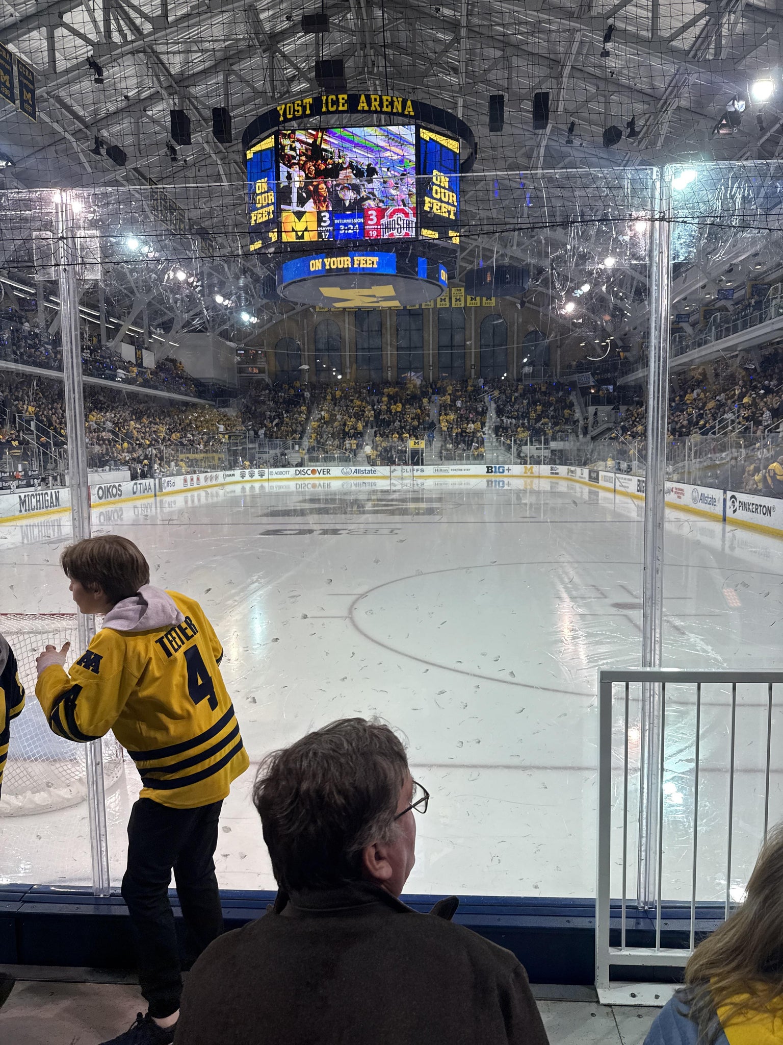 Real Fan View taken from Section 27 at Yost Arena by Joshua R