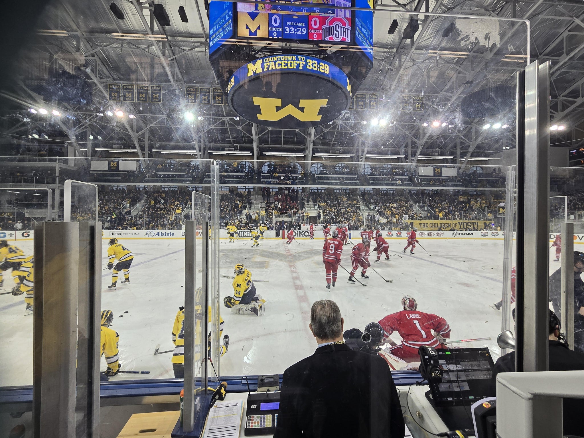 Real Fan View taken from Section 4 at Yost Arena by Anonymous User