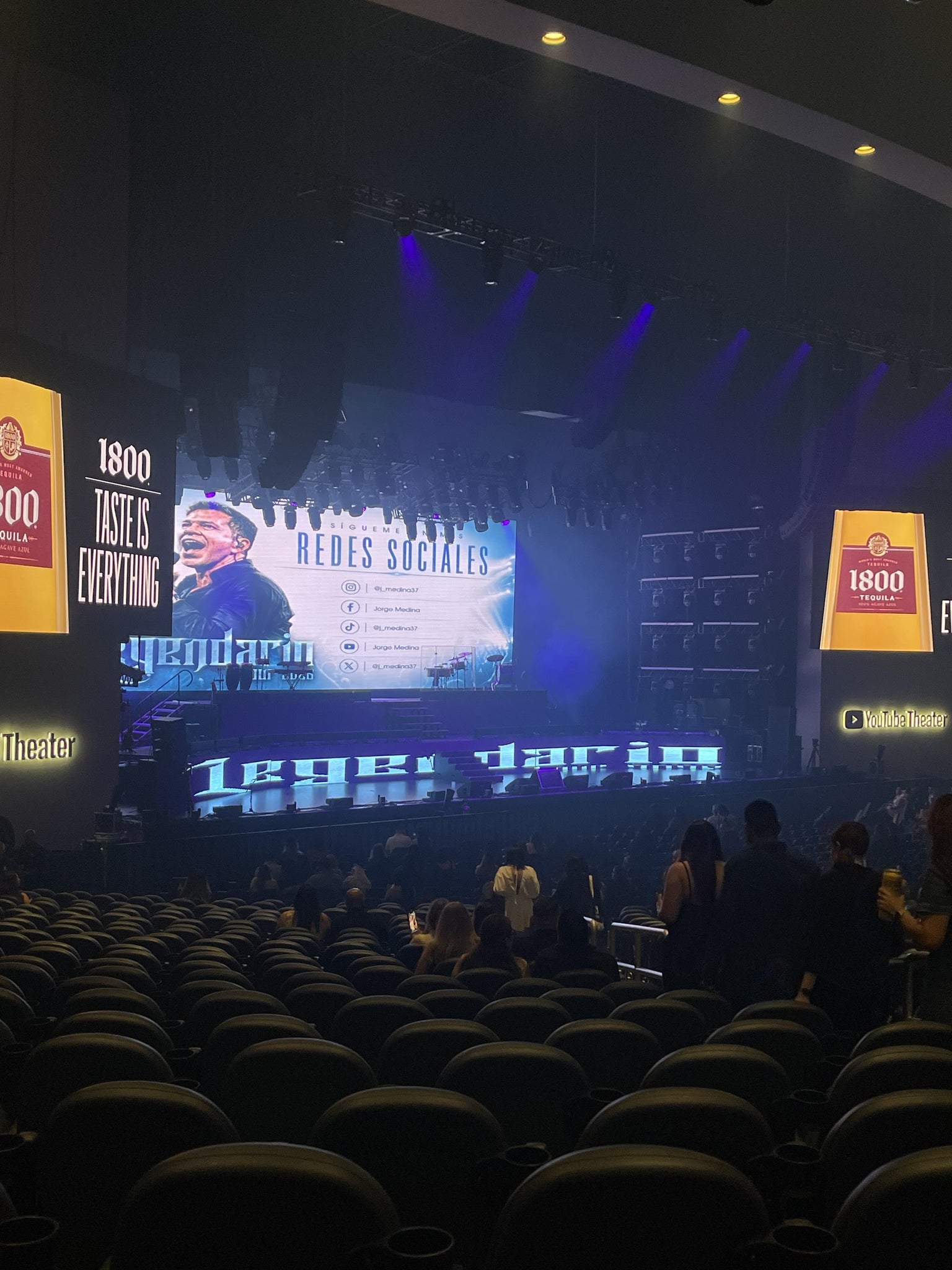 Real Fan View taken from Section 101 at YouTube Theater by Alma G