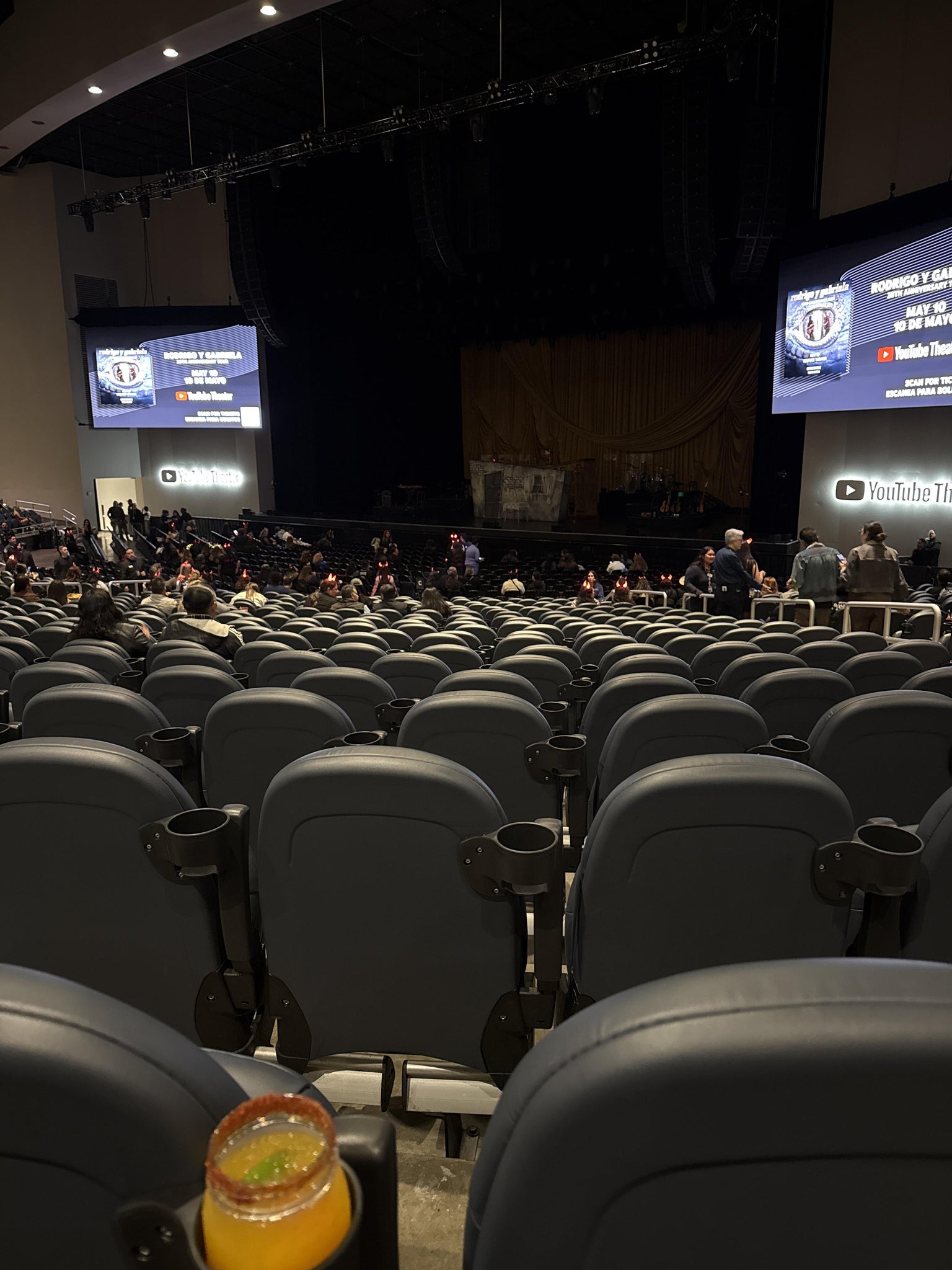 Real Fan View taken from Section 104 at YouTube Theater by Christian Z