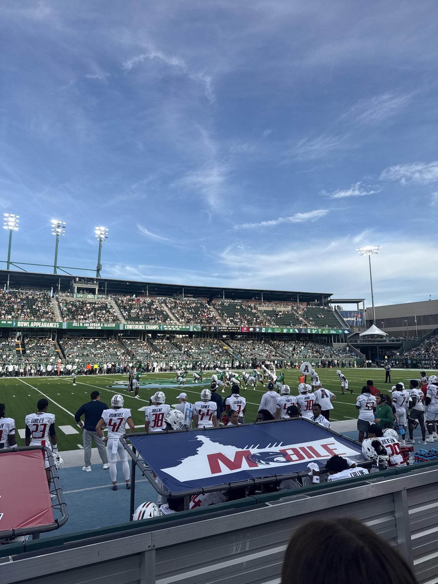 Real Fan View taken from Section 120 at Yulman Stadium by Jade D