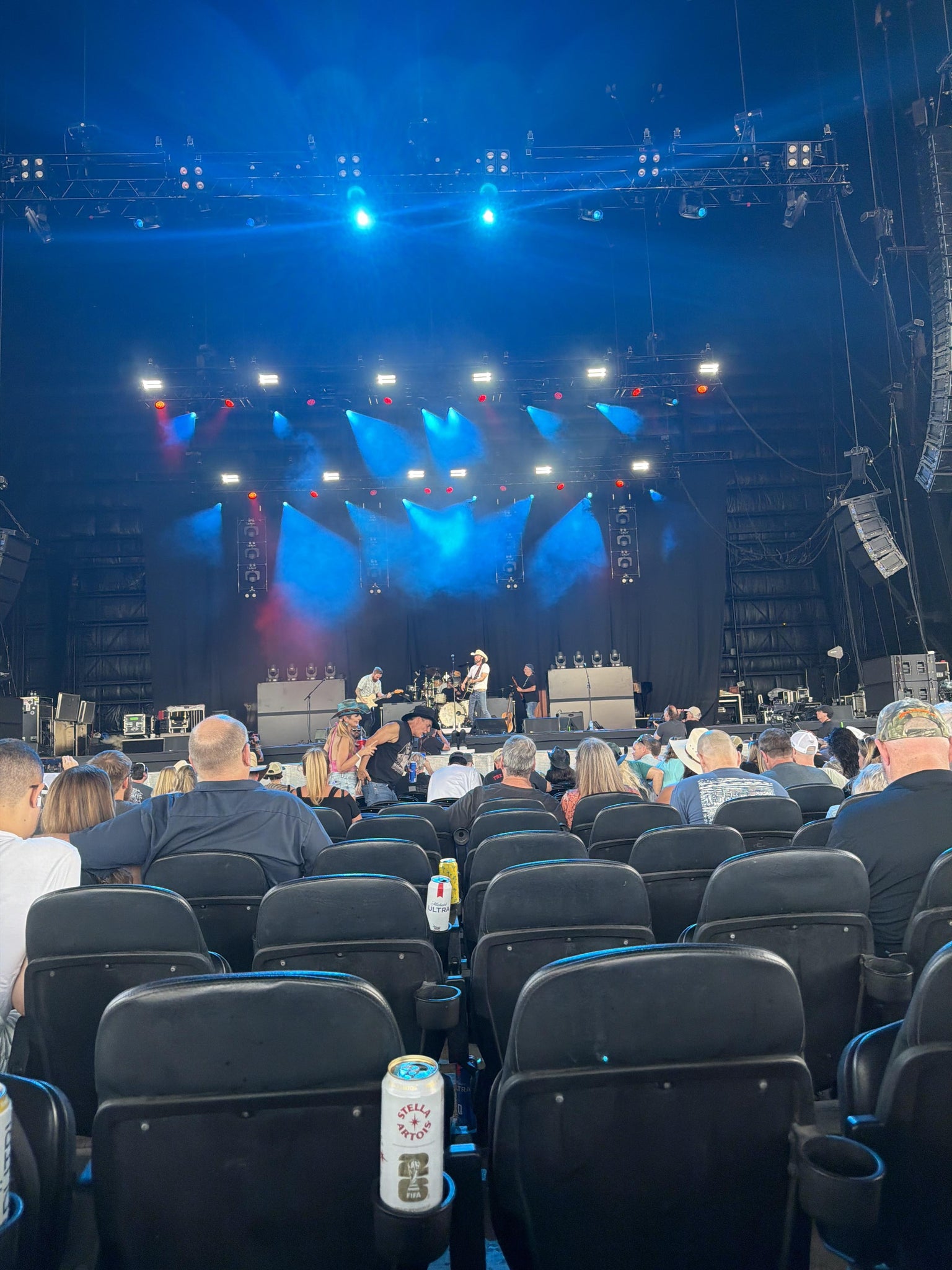 Real Fan View taken from Lower 2 at iTHINK Financial Amphitheatre by Susan N