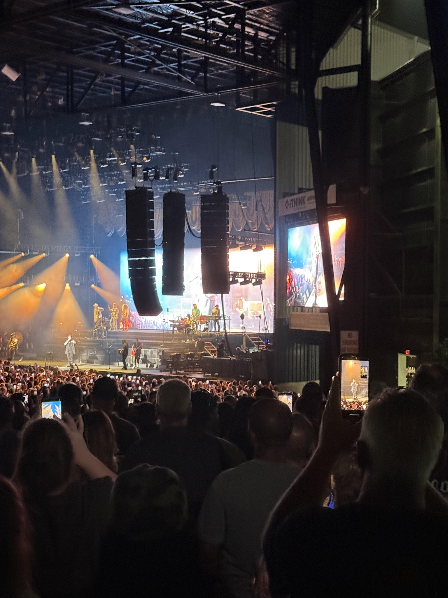 Real Fan View taken from Upper 4 at iTHINK Financial Amphitheatre by Jenifer O