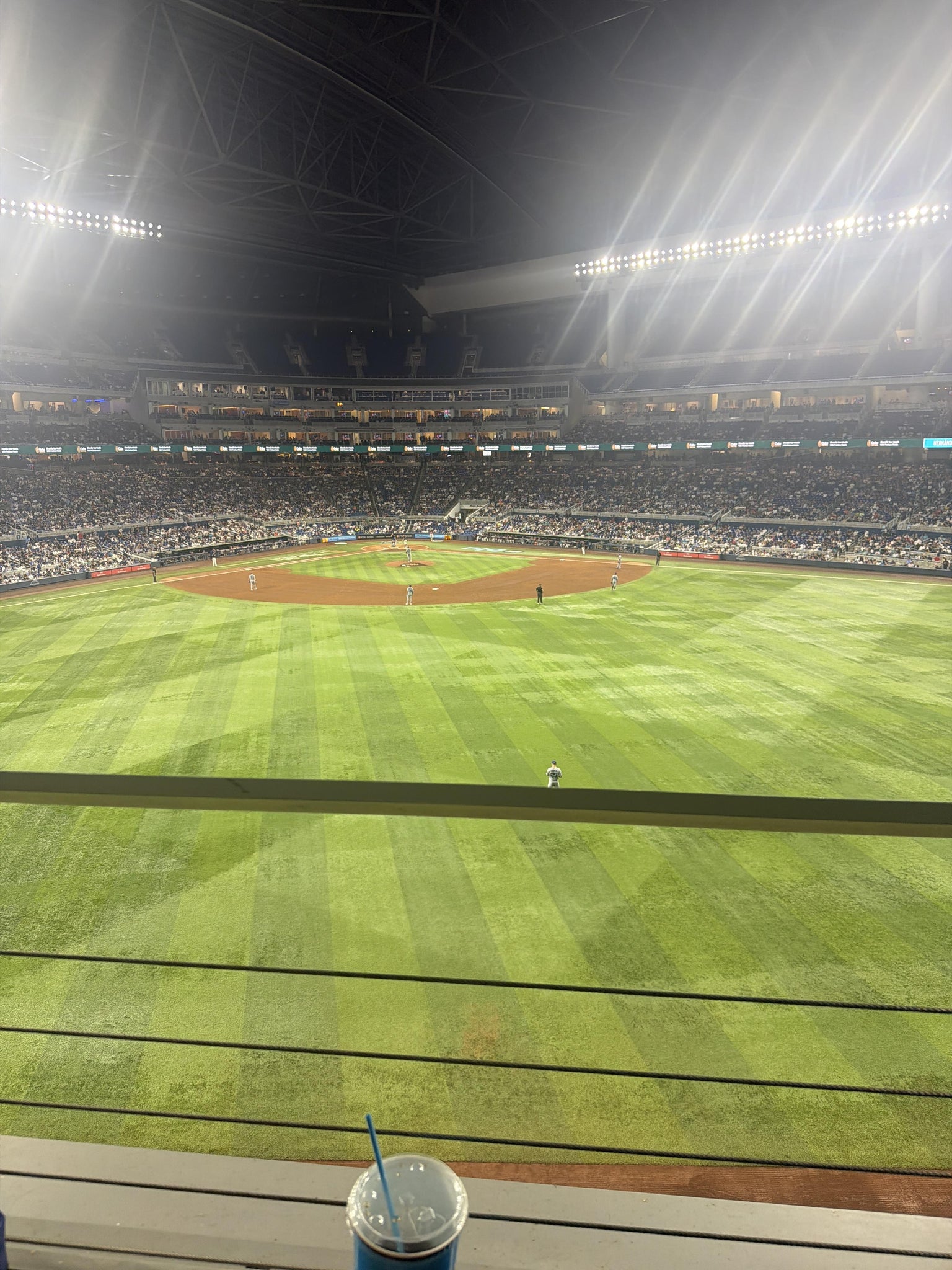 Real Fan View taken from Section 135 at loanDepot park by Yakelin G