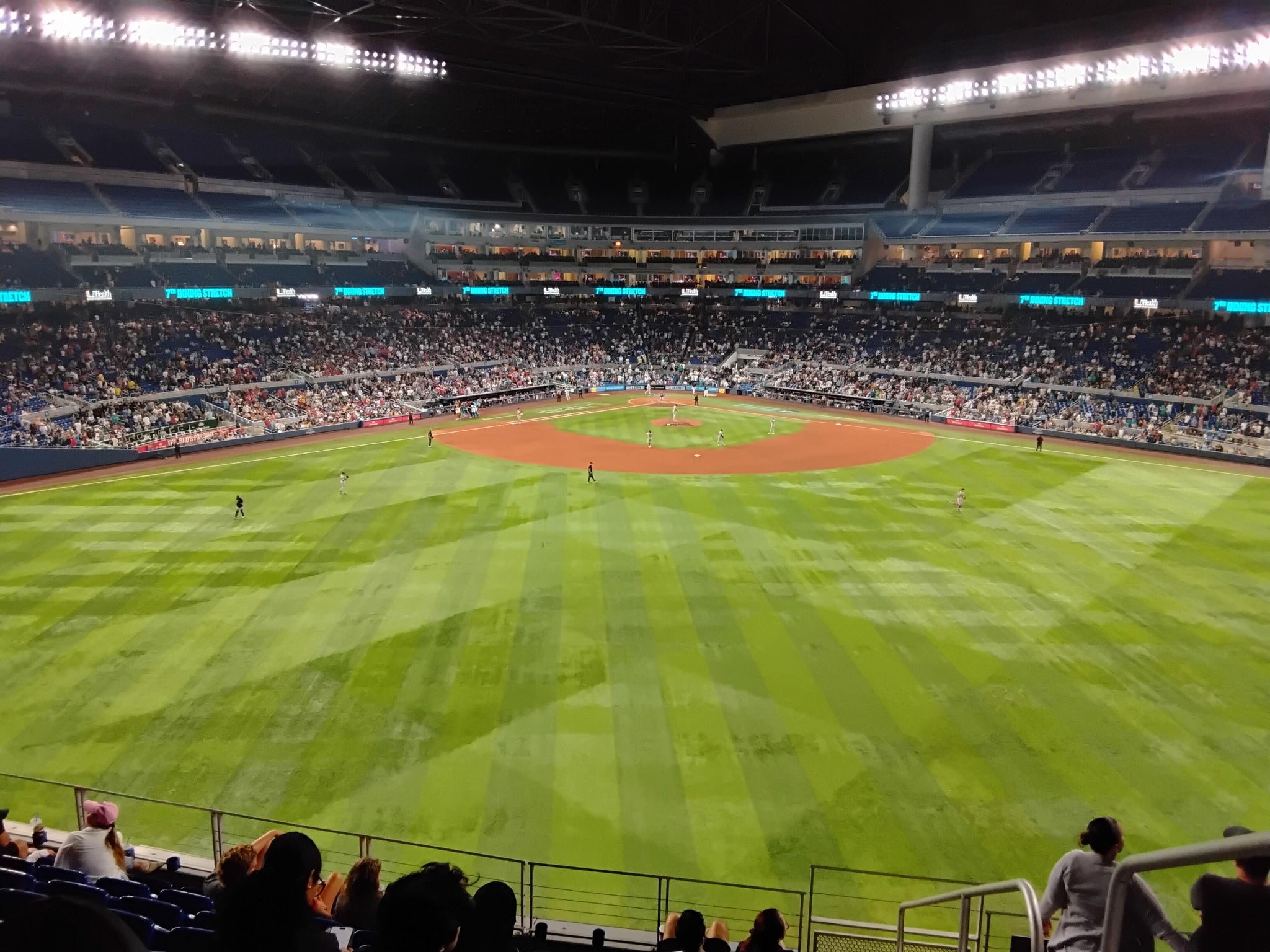 Real Fan View taken from Section 135 at loanDepot park by Valentino C