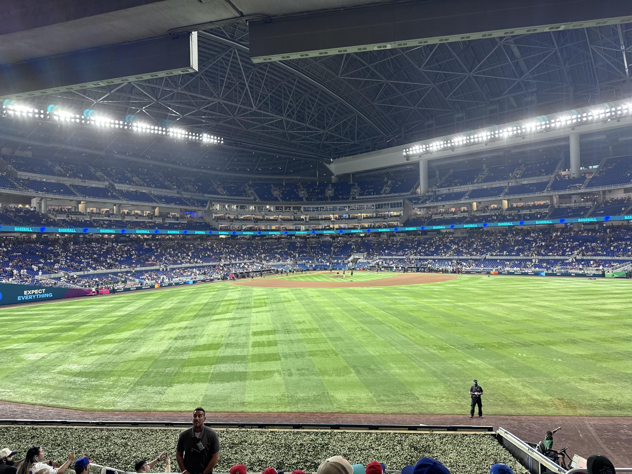 Real Fan View taken from Section 34 at loanDepot park by Jenny D