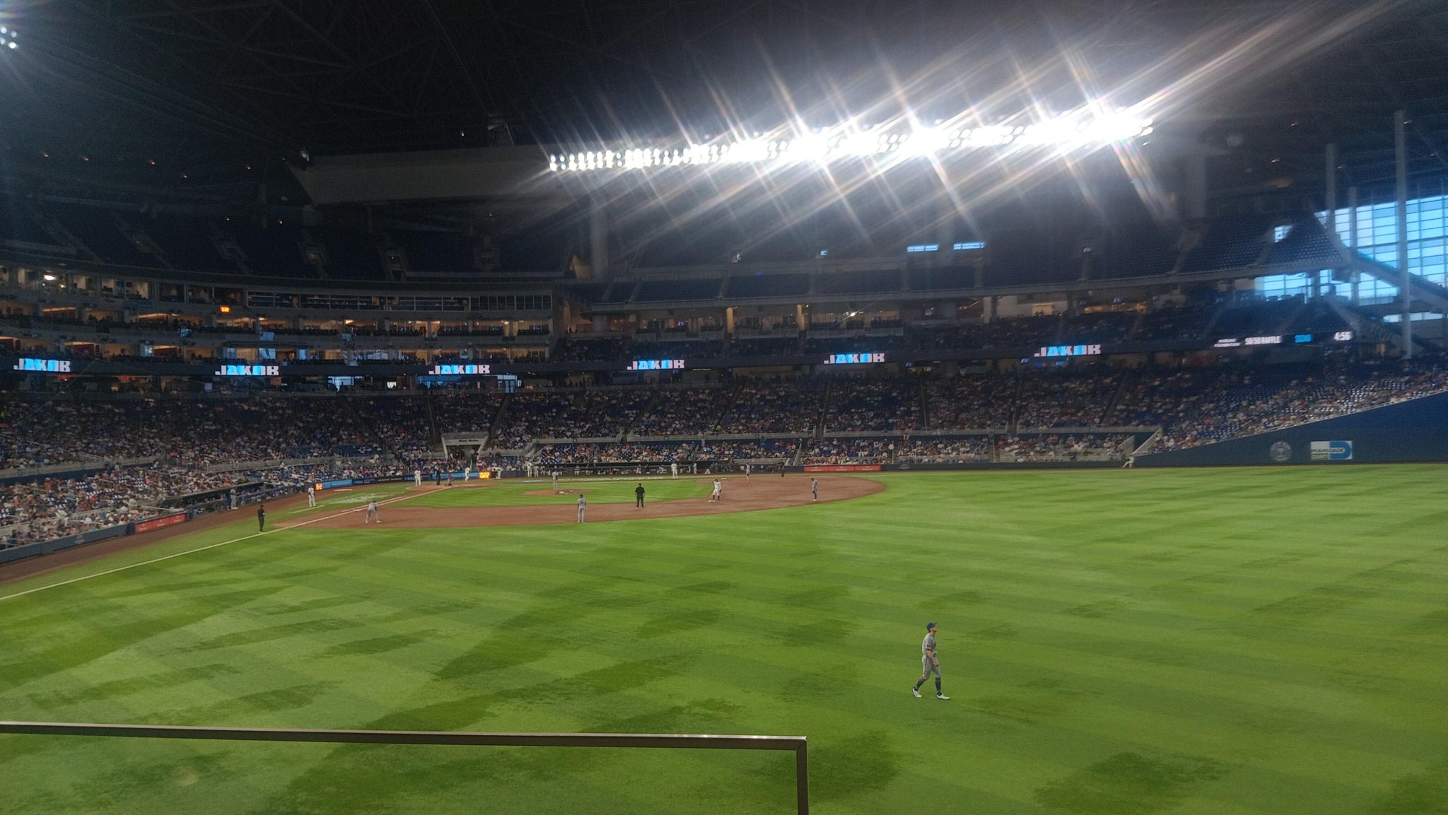 Real Fan View taken from Section 38 at loanDepot park by Valentino C