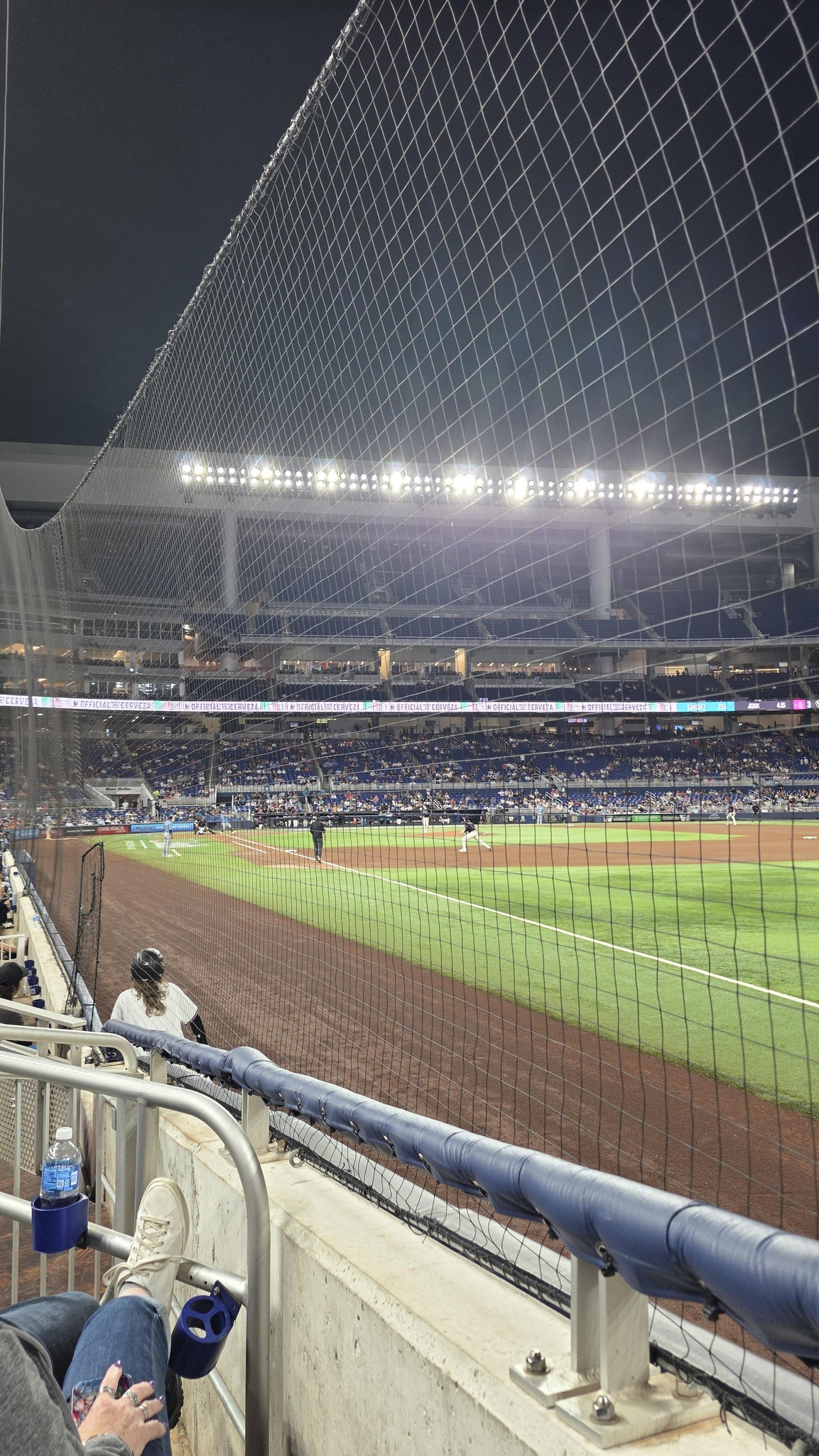 Real Fan View taken from Baseline Reserved 3 at loanDepot park by Wilfredo A