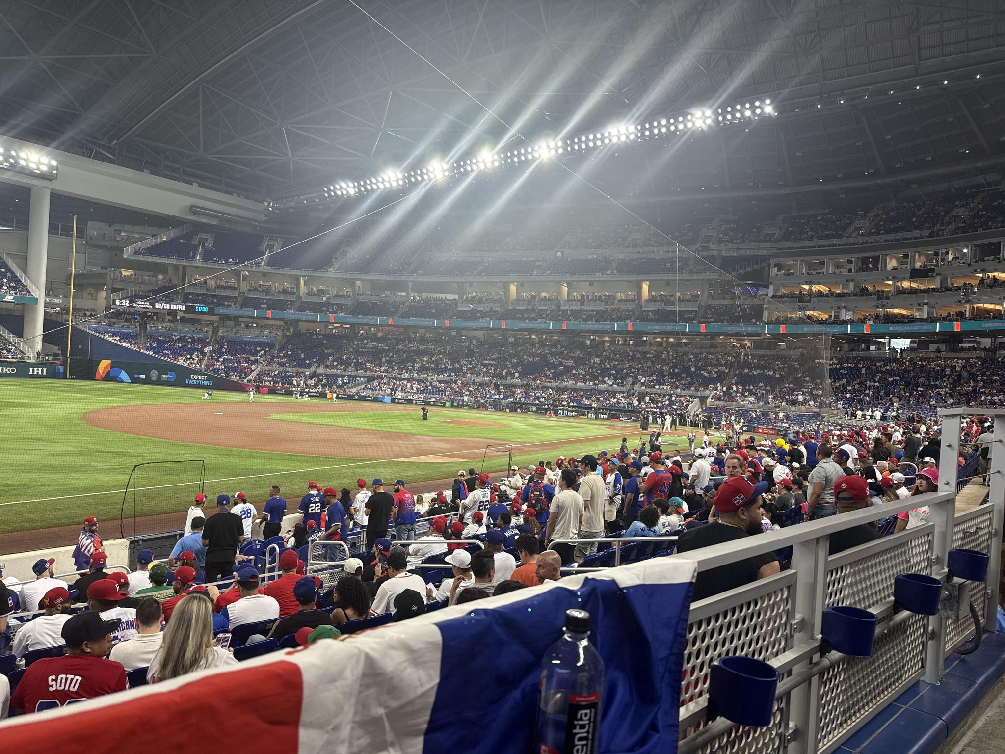 Real Fan View taken from Baseline Reserved Main 24 at loanDepot park by Abril C