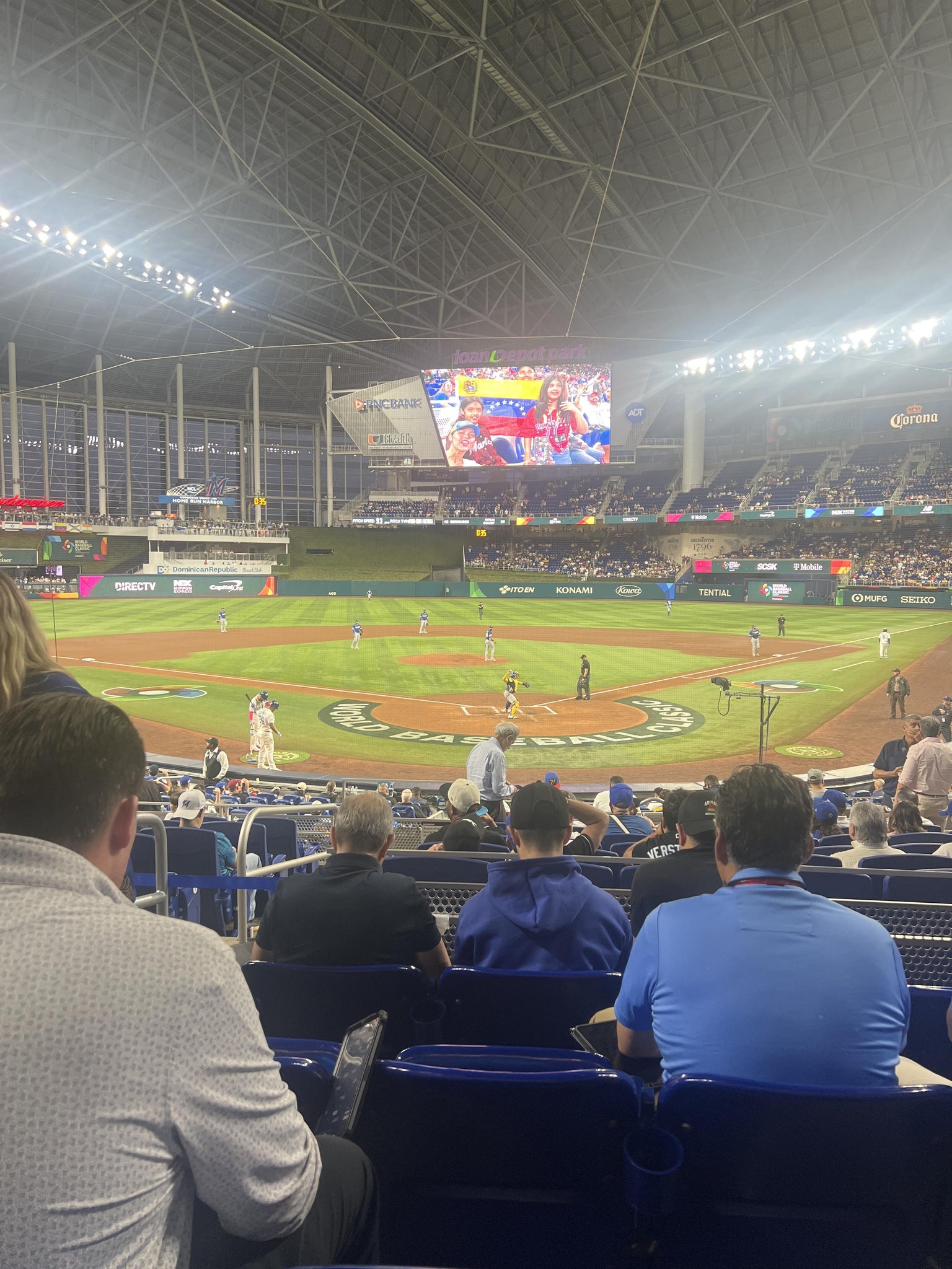 Real Fan View taken from Home Plate Box 15 at loanDepot park by Elvis C