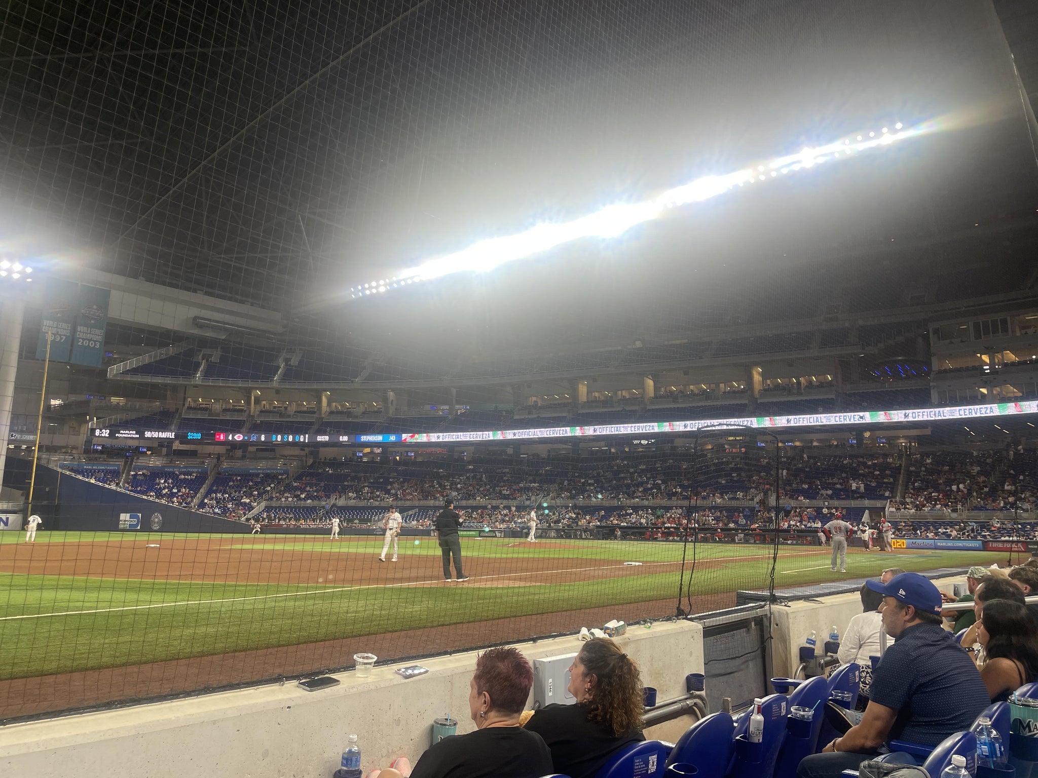 Real Fan View taken from Humana Cabana Field Level 10 at loanDepot park by Jose S